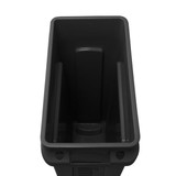 Rubbermaid Commercial Utility Container,23 gal.,Black FG354060BLA