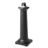 Rubbermaid Commercial Cigarette Receptacle,1 gal.,Black FG9W3000BLA