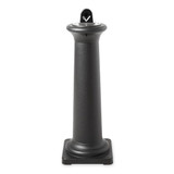 Rubbermaid Commercial Cigarette Receptacle,1 gal.,Black FG9W3000BLA