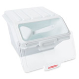 Rubbermaid Commercial Bulk Storage Bin,10lb,w/Scoop and Lid FG9G6000WHT