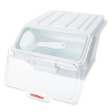 Rubbermaid Commercial Bulk Storage Bin,10lb,w-Scoop and Lid FG9G6000WHT
