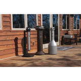 Rubbermaid Commercial Cigarette Receptacle,1-19-32 gal.,Black FGR93400BK