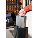 Rubbermaid Commercial Cigarette Receptacle,1-19-32 gal.,Black FGR93400BK
