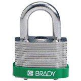 Brady Keyed Padlock,Different,1-5/16"W 143128