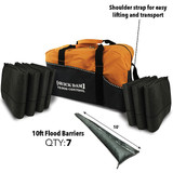 Quick Dam Water Act Flood Barriers in Bag 10ft QDDUFF10-7