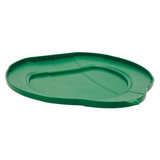 Vikan Pail Lid,Green,14 5/8 in Diameter 56932