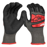 Milwaukee Tool Work Gloves,Knit,Nitrile,2XL 48-73-8154