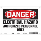 Condor Safety Sign,7 in x 10 in,Aluminum 472P21