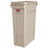 Rubbermaid Commercial Utility Container,23 gal.,Beige FG354060BEIG
