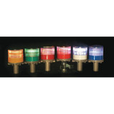 Tapco Warning Light,(4) LED,Blue,Solar NiMH 3337-00004
