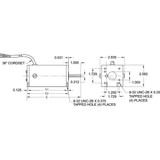 Dayton DC Perm Magnet Motor,TENV,6 5/8 in L 3XE20F