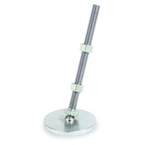 S & W Manufacturing Male-End Leveling Mount,4 in H LP4-B3