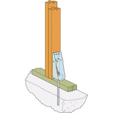 Simpson Strong-Tie 2.89 In. W x 11.5 In. H x 3.32 In. B 14 ga Galvanized Predeflected Holdown