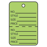 Partners Brand Garment Tag, Perfed,1 1/4x1 7/8",PK1000 G26013