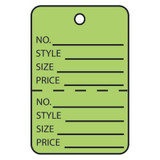 Partners Brand Garment Tag, Perfed,1 1/4x1 7/8",PK1000 G26013