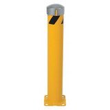 Manufacturer Varies Bollard ,36 in H,Yellow ,Carbon Steel BOL-JKS-36-5.5