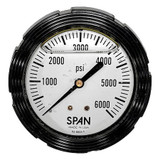 Span Industrial Pressure Gauge LFC214-2000-PSI-G-CERT