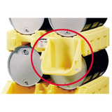 Enpac Drum Stacker Shelf,17 In. L,22 In. W 6003-YE