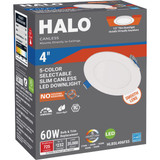 Halo 4 In. 600 Lm. 5CCT Canless Integrated LED Light Fixture HLBSL406FS5 507210