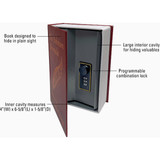Lucky Line Diversion Book Safe with Combo Lock