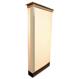 Cortech Corner Guard, Beige, Grain, PVC, 4 ft H CGTBG3X3