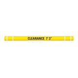 Manufacturer Varies Clearance Bar,5" O.D.,120" L,Yellow HTGRD45120YW