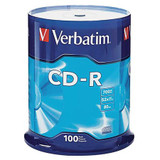Verbatim CD-R Disc,Silver,700MB Cap.,PK100 VER94554
