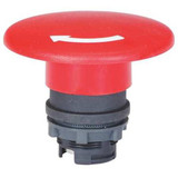 Dayton Mushroom Head Push Button, Red, 22mm 30G121