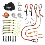 Ergodyne Tool Tethering Kit,Black/Green/Orange 3186