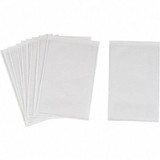 Brady Shop Envelope,Clear,8 1/2" H,PK10 81772