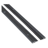 National Guard Astragal, Black, Aluminum, 7 ft L, PK2 115NDKB-84x2