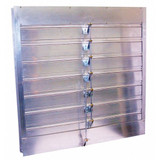 Dayton Combo Louver Damper,Adj,41-1/2 H,Alum 5NKJ0