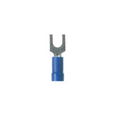 Panduit Fork Term,Blue,#8,16 to 14 AWG,PK100 PV14-8F-C