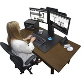 Victor Technology Standing Desk Converter,28 in W,Black DC350A