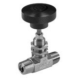 Ham-Let SS Integral-Bonnet Needle Valve,2" L H-380U-SS-N-R-1/4-RS