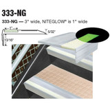 Wooster Products Stair Tread Cover,48in W,Extruded Alum 333NG4