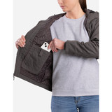 Berne Women's 2XL Titanium Heathered Duck Hooded Jacket