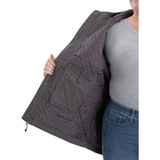 Berne Women's Small Titanium Heathered Duck Hooded Jacket