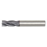 Widia Square End Mill, 0.4375 in, Carbide I4S0437T100S