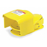 Square D FootSwitch,Yellow,Steel,SPST,Momentary 9002AW117