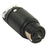 Hubbell Wiring Device-Kellems Lockng Plug,Strt;50 A;Blk; Wht,Nyl,4Blds CS8156C
