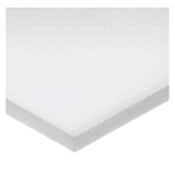 Manufacturer Varies Rectangle,UHMW,1 1/2"x12",1"T,Wht,Opaque BULK-PS-UHMW-178