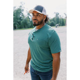 Berne Charcoal Heather Offset Logo Mesh-Back Cap