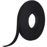 VELCRO&reg; ONE-WRAP Tie Bulk Roll - Tie - Black - 75 ft Length - 1 / Pack