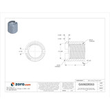 Manufacturer Varies Threaded Insert for Metal,PK5 313-624-PK5