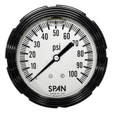 Span Industrial Pressure Gauge LFC210-100-PSI-G-CERT