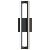 Afx LED Sconce,120 V,3 7/8" L,5" W CSSS0416L30D1BK