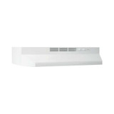 Broan Non-Ducted Range Hood,White,6" H,24" W BUEZ124WW