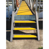 Vigil Antislip Anti-Slip Stair Nosing,Yellow,29-1-2in W 02-665