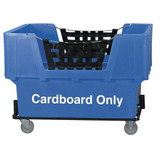Manufacturer Varies Cube Truck,LLDPE,Blue,23.0 cu. ft. N1017261-BLUE-CARDBOARD
